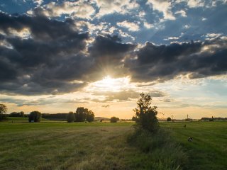 Sonnenuntergang in Homberg